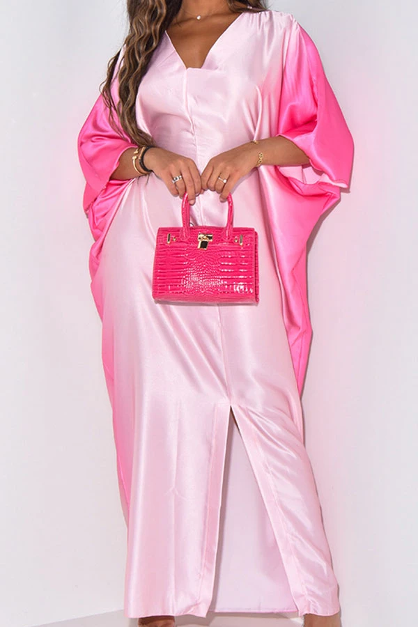 Gradient Undeniable High Split Maxi Dress 4 Gradient Undeniable High Split Maxi Dress - Image 4