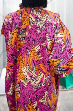 Leaf Print Bohemia Tassel Hem Midi Dress 5 Leaf Print Bohemia Tassel Hem Midi Dress -Prettytina H23081478 RT 3