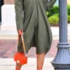 Solid Color Relaxed Button Thru Harem Jumpsuit