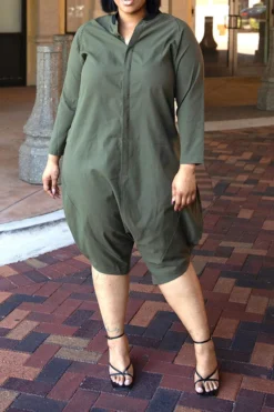 Solid Color Relaxed Button Thru Harem Jumpsuit -Prettytina HP2304125 AG 3 b77c4be3 9df4 4500 ac45 90a173f259e8