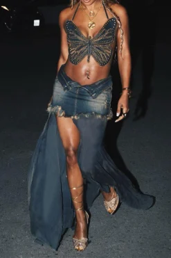 Zig Zag Butterfly Beading Rocking Lace-Up Denim Vest -Prettytina HP2306291 BL 2 fd006a7b 9e73 4f8b 83a8 d75549c9634a